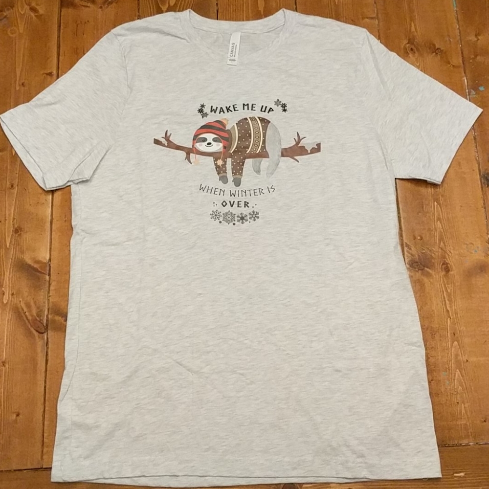 Sloth Winter t-shirt